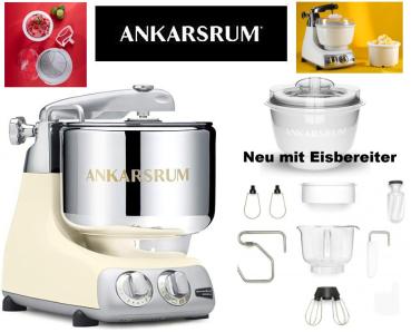 Ankarsrum AKM6230 LC Light Creme & Eis Icemaker, inklusive Versand